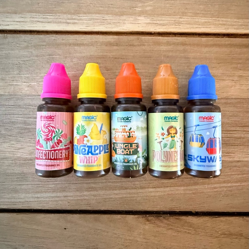 Magic Candle Company Disney Inspired Fragrance Oil Set - 5 Bottles